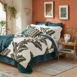 Hot Sale 🎁 Opalhouse Designed With Jungalow Printed Quilt Teal - Opalhouse™ designed with Jungalow™ 🔥 7 Hot Sale 🎁 Opalhouse Designed With Jungalow Printed Quilt Teal - Opalhouse™ designed with Jungalow™ 🔥 -Quilts Online Shop unnamed file 366