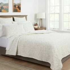 New 💯 Geometric Matelasse Quilt - Threshold™ Cognac 🧨