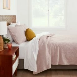 Best Sale 👍 Medallion Stitch Quilt - Opalhouse™ Saffron 🌟