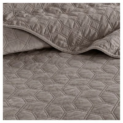 Brand new π Madison Park Mercer Polyester Velvet Quilted Quilt Set Olive π 4 Brand new π Madison Park Mercer Polyester Velvet Quilted Quilt Set Olive π - Image 2