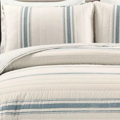 Coupon ❤️ Lush Decor 3pc Farmhouse Stripe Quilt - Lush Décor Navy 😍 4 Coupon ❤️ Lush Decor 3pc Farmhouse Stripe Quilt - Lush Décor Navy 😍 - Image 2