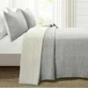 Best Pirce 🤩 Lush Decor 3pc Pickstitch Quilt/Coverlet - Lush Décor Neutral/off White 🤩