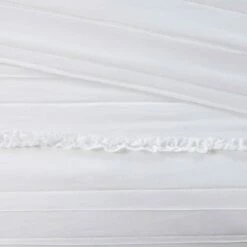 Promo 👏 Madison Park Alexis Ruffle Quilted Coverlet Set - 4pc White 😍 -Quilts Online Shop unnamed file 3784