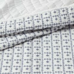 Discount ⌛ Embroidered Grid Quilt Blue - Threshold 🔥 9 Discount ⌛ Embroidered Grid Quilt Blue - Threshold 🔥 -Quilts Online Shop unnamed file 3798