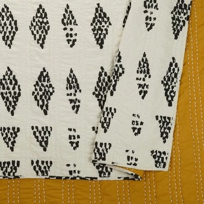 Best reviews of ๐ Prosperity Quilt & Sham Set Black/White - Jungalow by Justina Blakeney ๐ 5 Best reviews of ๐ Prosperity Quilt & Sham Set Black/White - Jungalow by Justina Blakeney ๐ - Image 3