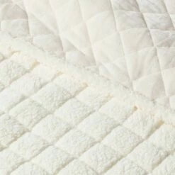 Buy 🔥 Sherpa & Plush Reversible Quilt - Threshold™ Cream 🔔 11 Buy 🔥 Sherpa & Plush Reversible Quilt - Threshold™ Cream 🔔 -Quilts Online Shop unnamed file 389
