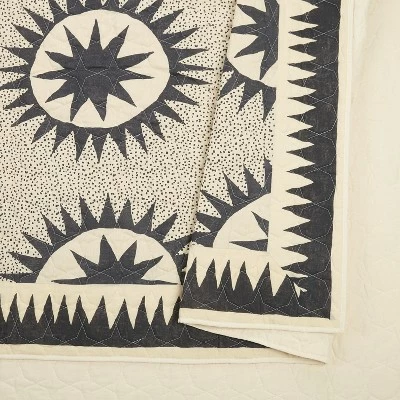 Best Sale π Soleil Burst Quilt Set Gray - Jungalow by Justina Blakeney π 4 Best Sale π Soleil Burst Quilt Set Gray - Jungalow by Justina Blakeney π - Image 2