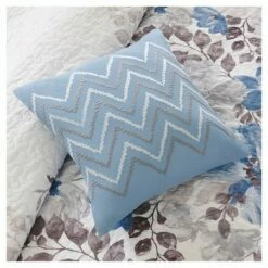 Brand new 😀 Madison Park Willow Watercolor Floral Quilted Coverlet Set - 6pc Blue 🧨 -Quilts Online Shop unnamed file 4004