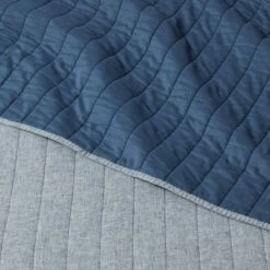 New ✔️ Chambray Linen Blend Quilt - Threshold™ Blush 🌟 -Quilts Online Shop unnamed file 4017