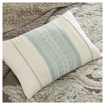 Deals π Madison Park Leona Paisley Quilted Coverlet Set - 6pc Brown π₯ 4 Deals π Madison Park Leona Paisley Quilted Coverlet Set - 6pc Brown π₯ - Image 2