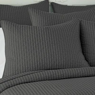 Hot Sale π Solid Quilt and Sham Set - The Industrial Shop Dark Gray π 6 Hot Sale π Solid Quilt and Sham Set - The Industrial Shop Dark Gray π - Image 4