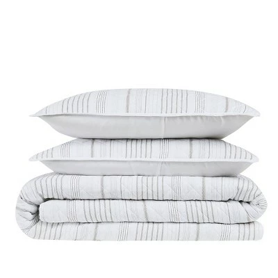 Deals ⭐ Cottage Classics Warm Hearth Stripe Quilt Set Tan ✔️ 4 Deals ⭐ Cottage Classics Warm Hearth Stripe Quilt Set Tan ✔️ - Image 2