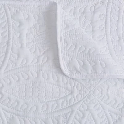 Budget π Great Bay Home Pinsonic Medallion 3-Piece Quilt Set With Shams Clara Collection π 7 Budget π Great Bay Home Pinsonic Medallion 3-Piece Quilt Set With Shams Clara Collection π - Image 5