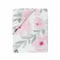 Cheap ✔️ Bedtime Originals Blossom Pink Watercolor Floral 3-Piece Baby Crib Bedding Set 🎁 -Quilts Online Shop unnamed file 42