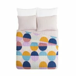 Budget 🔥 Circles Quilt Set - Ampersand for Makers Collective Multicolor ⭐