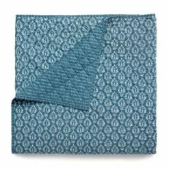 Brand new ⭐ Acanthus Organic Quilt Set Blue - Martha Stewart 🧨 -Quilts Online Shop unnamed file 4251