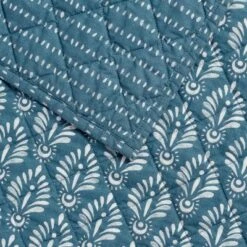 Brand new ⭐ Acanthus Organic Quilt Set Blue - Martha Stewart 🧨 -Quilts Online Shop unnamed file 4254