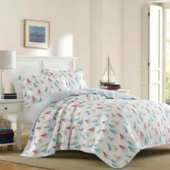 Top 10 👍 Blue Ahoy Quilt Set - Laura Ashley 🤩