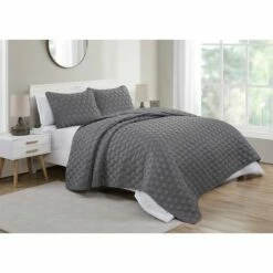 Cheap ⭐ 3pc Staton Quilt Set - VCNY Gray 🔥