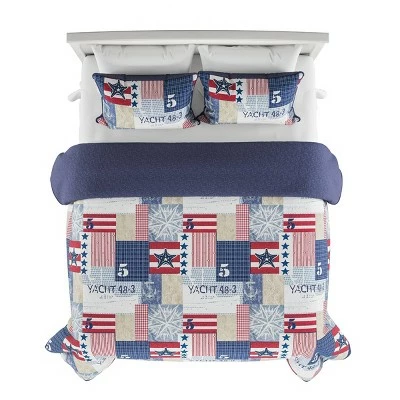 Best reviews of ✨ Hastings Home Nautical Americana Patchwork Quilt Set Multicolored ⌛ 7 Best reviews of ✨ Hastings Home Nautical Americana Patchwork Quilt Set Multicolored ⌛ - Image 5