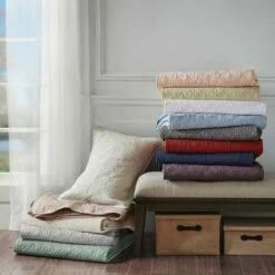 Best Sale 🔔 Madison Park Vancouver Coverlet Mini Set Gray 🌟 -Quilts Online Shop unnamed file 435