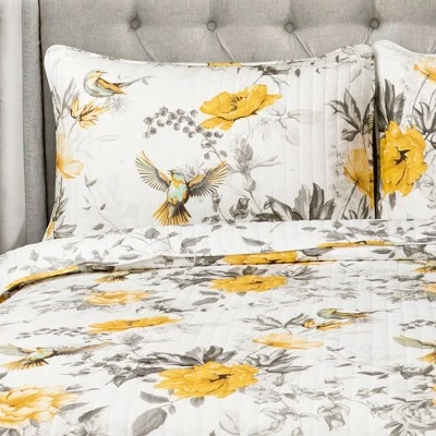 Cheap π Lush Decor Penrose Floral Quilt Set - Lush Décor β 5 Cheap π Lush Decor Penrose Floral Quilt Set - Lush Décor β - Image 3