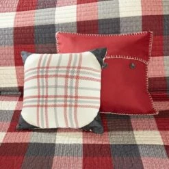 Buy ⭐ Madison Park Warren Herringbone Quilted Coverlet Set with Decorative Pillows Red ✨ -Quilts Online Shop unnamed file 4367