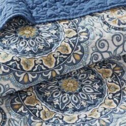 New ⭐ Madison Park Blue Menara Quilted Coverlet Set 6pc 😀 -Quilts Online Shop unnamed file 4407