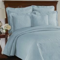 Promo β King Charles Matelasse Bedspread - Historic Charleston Collection Gray π