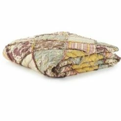 Outlet 👏 The Lakeside Collection Lakeside Harvest Ragged Patchwork Quilt - Farmhouse Accent Blanket ✔️ -Quilts Online Shop unnamed file 449