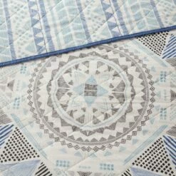 Best deal 🎁 Urban Habitat Blue Sydney Cotton Reversible Coverlet Set -7pc 👏 -Quilts Online Shop unnamed file 4515