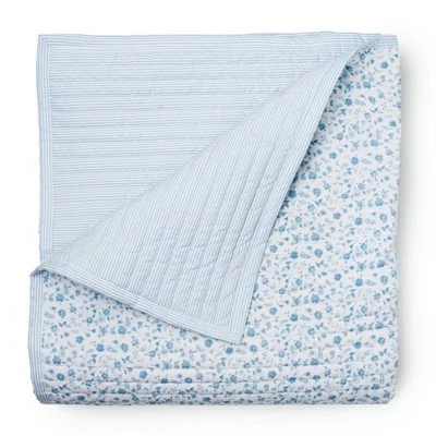 Buy π Martha Stewart Leigh Floral Quilt Set Blue β¨ 6 Buy π Martha Stewart Leigh Floral Quilt Set Blue β¨ - Image 4