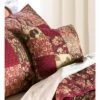 Hot Sale 🛒 Plow & Hearth Cranberry Floral Patchwork Quilt Set, in Queen Size 🧨 -Quilts Online Shop unnamed file 4586