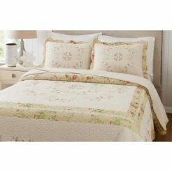 Best reviews of 🎉 Prairie Bloom Bedspread - Mary Jane's Home Yellow 🔥 -Quilts Online Shop unnamed file 4611
