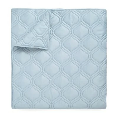 Budget 👍 Winslow Cotton Sateen Quilt Set - Welhome Blue 🤩 4 Budget 👍 Winslow Cotton Sateen Quilt Set - Welhome Blue 🤩 - Image 2