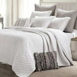 Budget ✨ Risa Quilt Set Gray - The Industrial Shop 😀 -Quilts Online Shop unnamed file 469