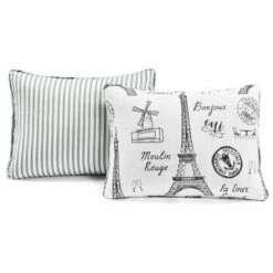 Brand new 😍 Lush Decor Paris Bonjour Quilt Set - Lush Décor Black/white ❤️ -Quilts Online Shop unnamed file 4713