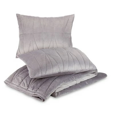 Cheapest π Pinnacle Quilt & Sham Set Gray - Ayesha Curry π 9 Cheapest π Pinnacle Quilt & Sham Set Gray - Ayesha Curry π - Image 7
