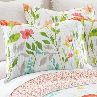 Coupon ❤️ Laurel Coral Quilt and Pillow Sham Set - Levtex Home ✨ 4 Coupon ❤️ Laurel Coral Quilt and Pillow Sham Set - Levtex Home ✨ - Image 2