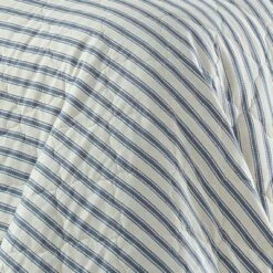 Promo 🎁 Willow Way Ticking Stripe Quilt & Sham Set - Stone Cottage Navy 🔥 -Quilts Online Shop unnamed file 475