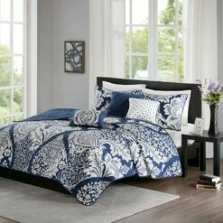 Best Sale π Madison Park 6pc Adela Coverlet Set Indigo π 16 Best Sale π Madison Park 6pc Adela Coverlet Set Indigo π -Quilts Online Shop unnamed file 4789