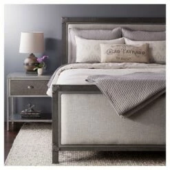 Cheapest 😀 Gray Solid Quilt and Sham Set (Queen) 3pc - The Industrial Shop ❤️