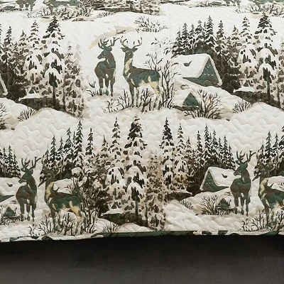 Budget 😍 Lush Decor 5pc Camouflage Leaves Reversible Quilt Set Green - Lush Décor 🎁 6 Budget 😍 Lush Decor 5pc Camouflage Leaves Reversible Quilt Set Green - Lush Décor 🎁 - Image 4