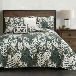 Budget 😍 Lush Decor 5pc Camouflage Leaves Reversible Quilt Set Green - Lush Décor 🎁 12 Budget 😍 Lush Decor 5pc Camouflage Leaves Reversible Quilt Set Green - Lush Décor 🎁 -Quilts Online Shop unnamed file 4874