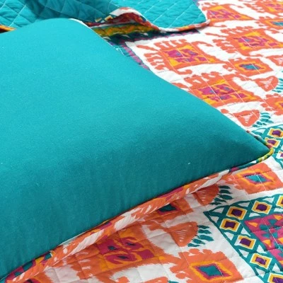 Top 10 🎉 Lush Decor Boho Chevron Quilt Set - Lush Décor Multicolor 🎁 7 Top 10 🎉 Lush Decor Boho Chevron Quilt Set - Lush Décor Multicolor 🎁 - Image 5