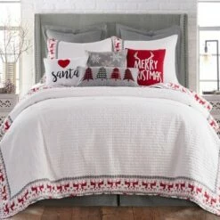 Wholesale 🎁 Rudolph Holiday Quilt Set - Levtex Home ⌛