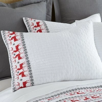 Wholesale 🎁 Rudolph Holiday Quilt Set - Levtex Home ⌛ 5 Wholesale 🎁 Rudolph Holiday Quilt Set - Levtex Home ⌛ - Image 3