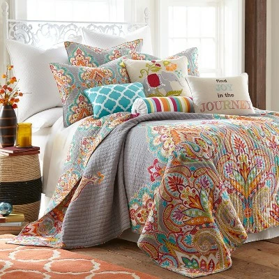 Cheapest π₯ Marielle Bohemian Quilt and Pillow Sham Set - Levtex Home π 8 Cheapest π₯ Marielle Bohemian Quilt and Pillow Sham Set - Levtex Home π - Image 6