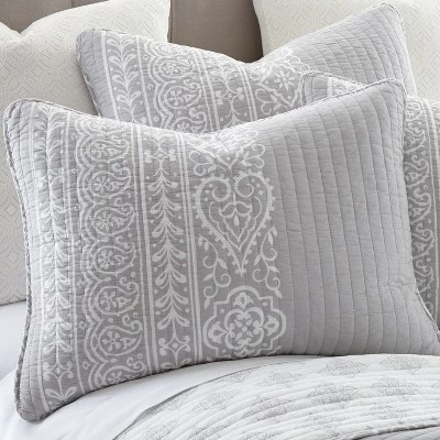Best reviews of 𧨠Carlisle Grey Quilt and Pillow Sham Set - Levtex Home π 5 Best reviews of 𧨠Carlisle Grey Quilt and Pillow Sham Set - Levtex Home π - Image 3