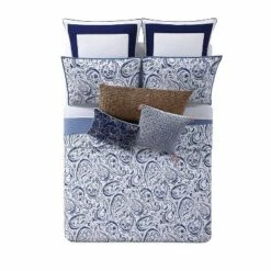 Top 10 👍 Indienne Paisley Quilt Set Navy/White - Oceanfront Resort 👏 -Quilts Online Shop unnamed file 569